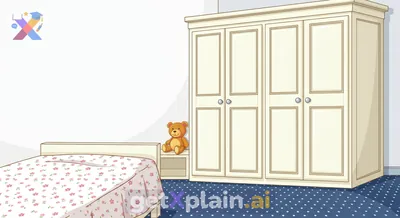 What details can you observe about this wardrobe?