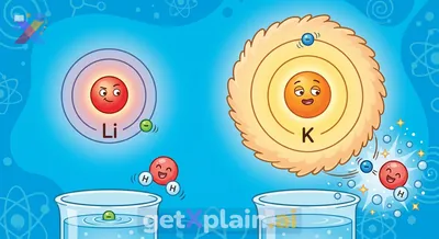 Why Is Potassium More Reactive Than Lithium?