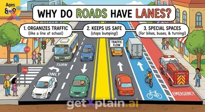 Why Do Roads Have Lanes and How Do They Help Us?