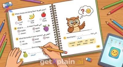 Can you help me solve these English language workbook questions?