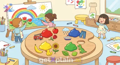 What Are Red, Blue, Yellow, and Green Colors?