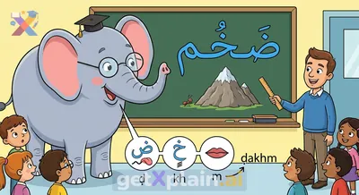 How Do We Pronounce the Arabic Word 'ضخم'?
