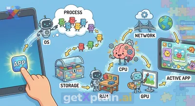 What Happens Inside Your Device When You Open an App?