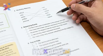 How do we correctly complete English exercises 2, 3, and 4?