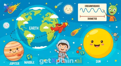 How Big is Our Planet Earth?
