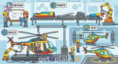 How Are Helicopters Made and What Makes Them Work?