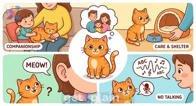Why Do Cats Meow and Live With Us?