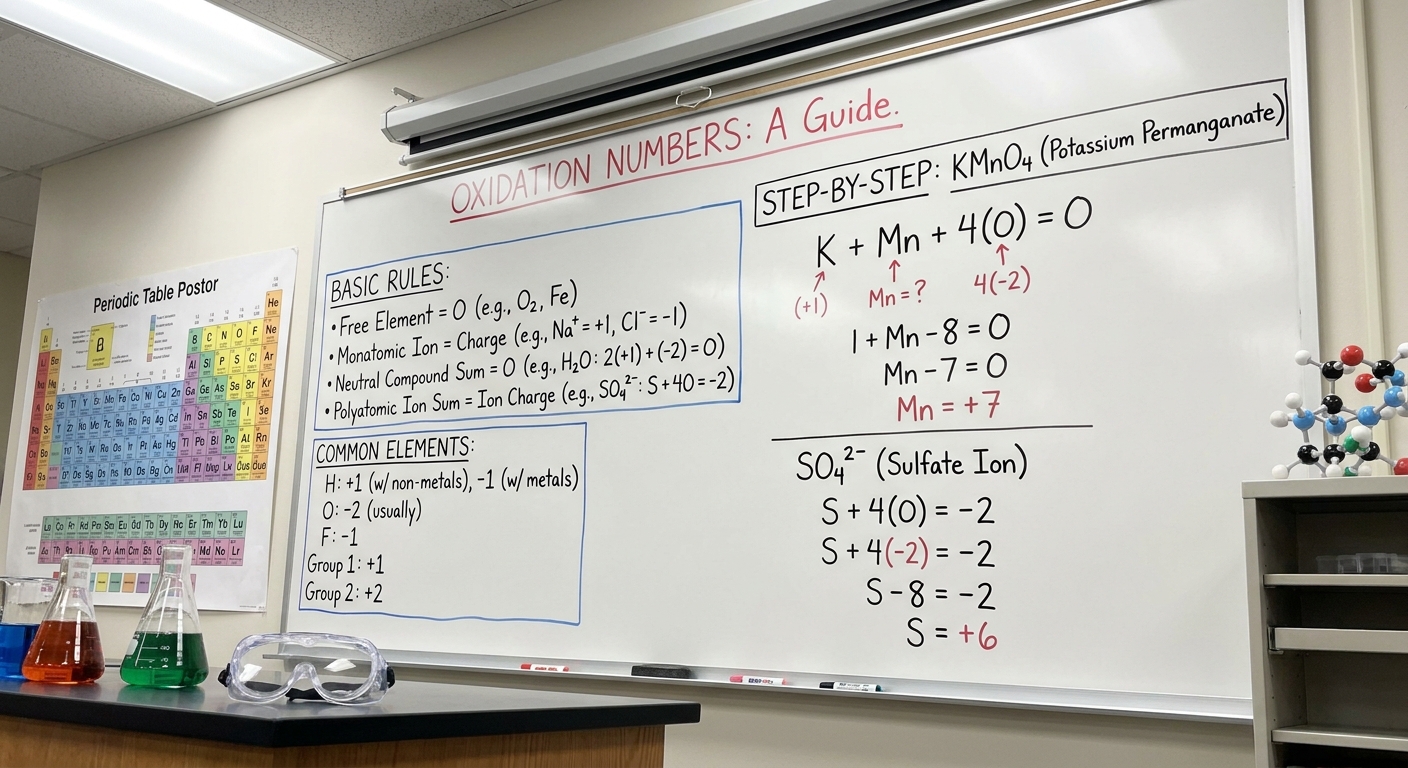 How Do We Calculate Oxidation Numbers in Chemistry?