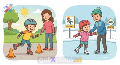 How Can We Learn to Skate Safely and Have Fun?