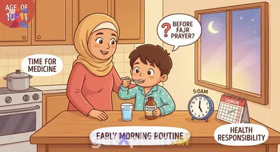When Should We Take Medicine Before Fajr Prayer?