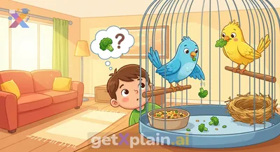 Why Do Pet Birds Drop Green Things From Their Mouths?