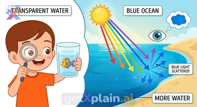 Why Does the Ocean Appear Blue?