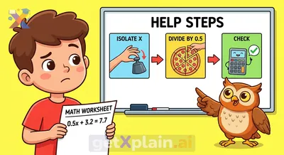 How to Solve Algebraic Equations with Decimals?