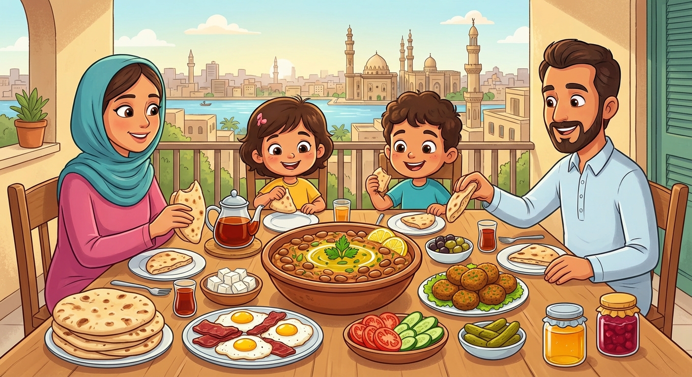 What Are Popular Egyptian Breakfast Foods Today?