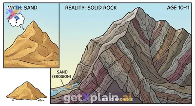 What Materials Give Mountains Their Strength and Shape?