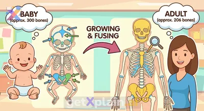 Why Do Babies Have More Bones Than Grown-ups?