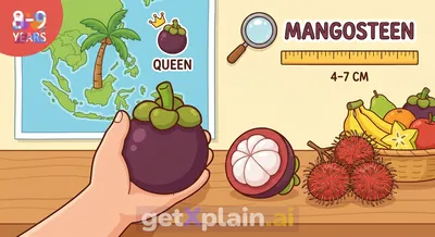 ما هي هذه الفاكهة الاستوائية المستديرة والبنفسجية؟
