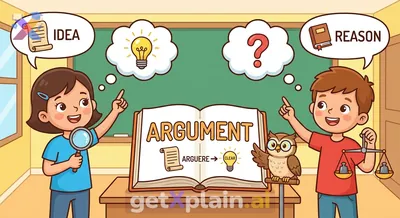 Define the word “argument”. Its origin and how I can understand it?