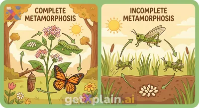 What are the different stages of an insect's life cycle?