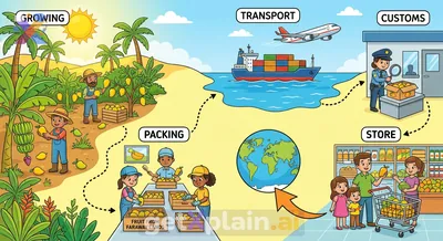 What is Imported Fruit and How Does It Travel to Us?