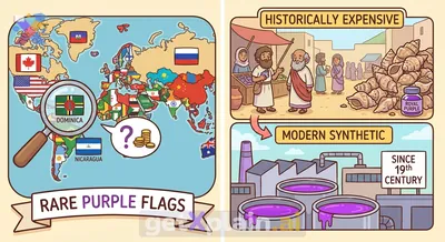 Why Is Purple So Rare on National Flags?