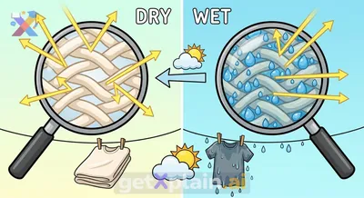Why Do Clothes Look Darker When They Get Wet?