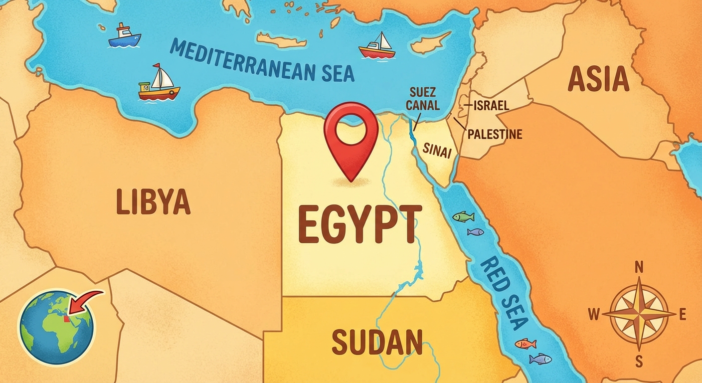 Where Exactly is Egypt Located on the World Map?