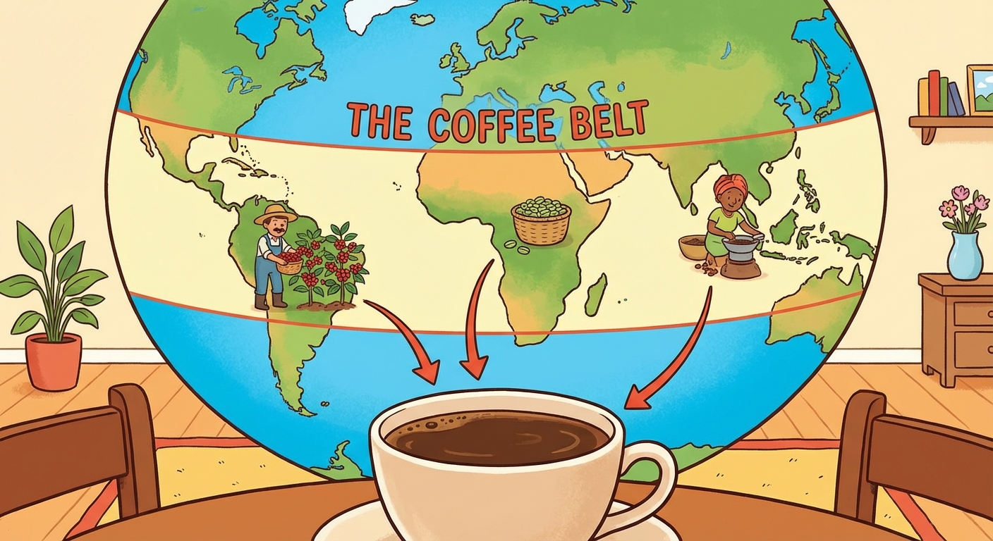 Where in the World Do Coffee Beans Grow?