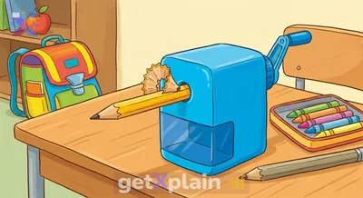 What is the English word for 'برّايه' (pencil sharpener)?