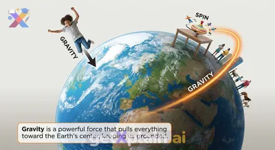 How Do We Stay on a Spinning Earth?