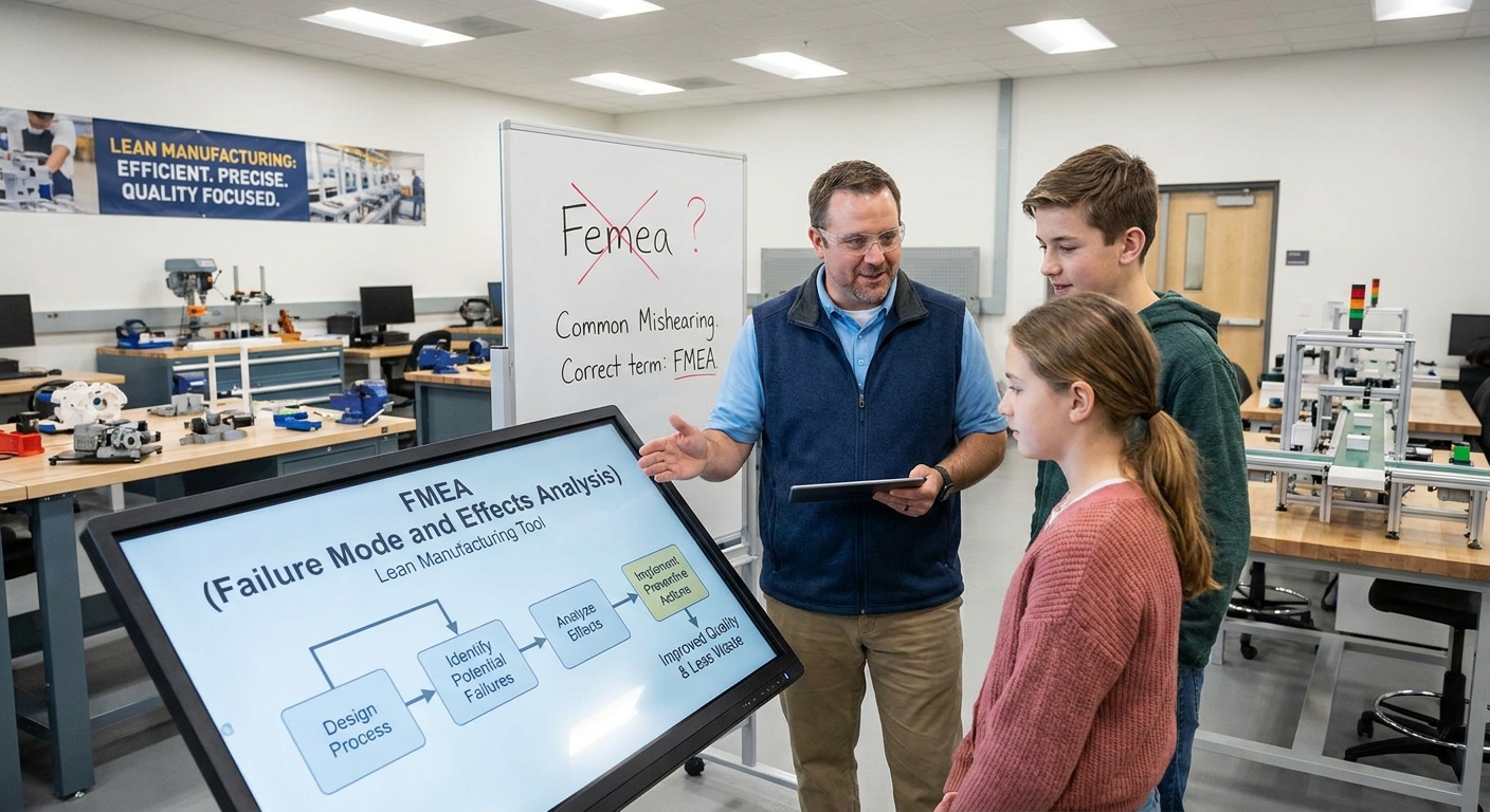 Is 'Femea' a Standard Term in Lean Manufacturing, and What Could It Be?