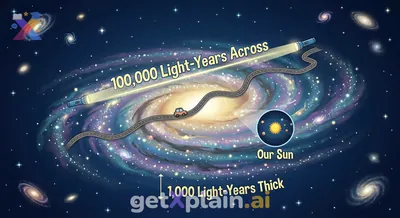 How Vast is Our Milky Way Galaxy and Other Galaxies?