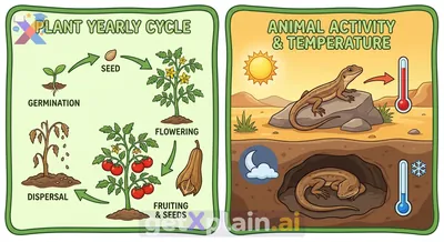 How Do Plants Grow and Animals Adapt to Temperature?
